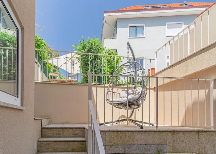 With Beautiful Garden In The Heart Of The